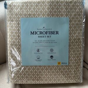NEW Microfiber Sheet Set - Tan